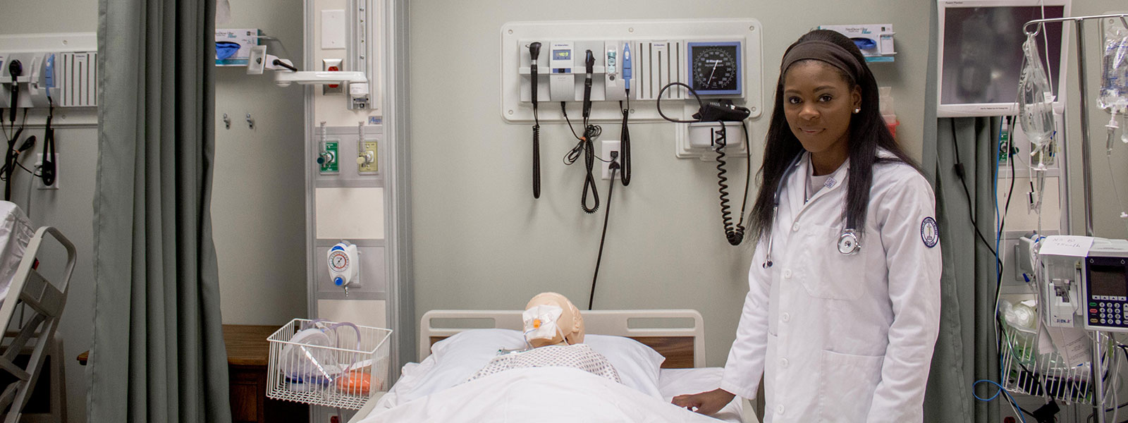 kayla with nursing mannequin