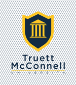 TMU word mark - emblem lock on unacceptable background