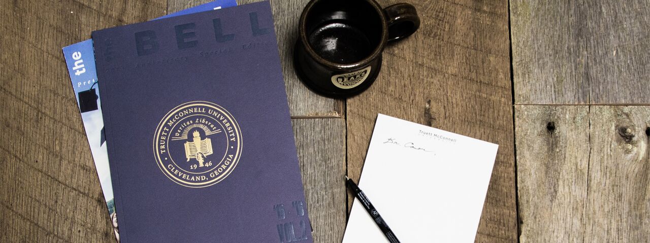Photo of The Bell Magazine laying on a table