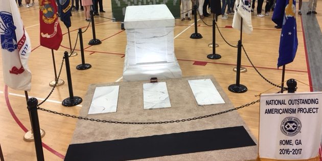 Tomb of the unknown soldier replica
