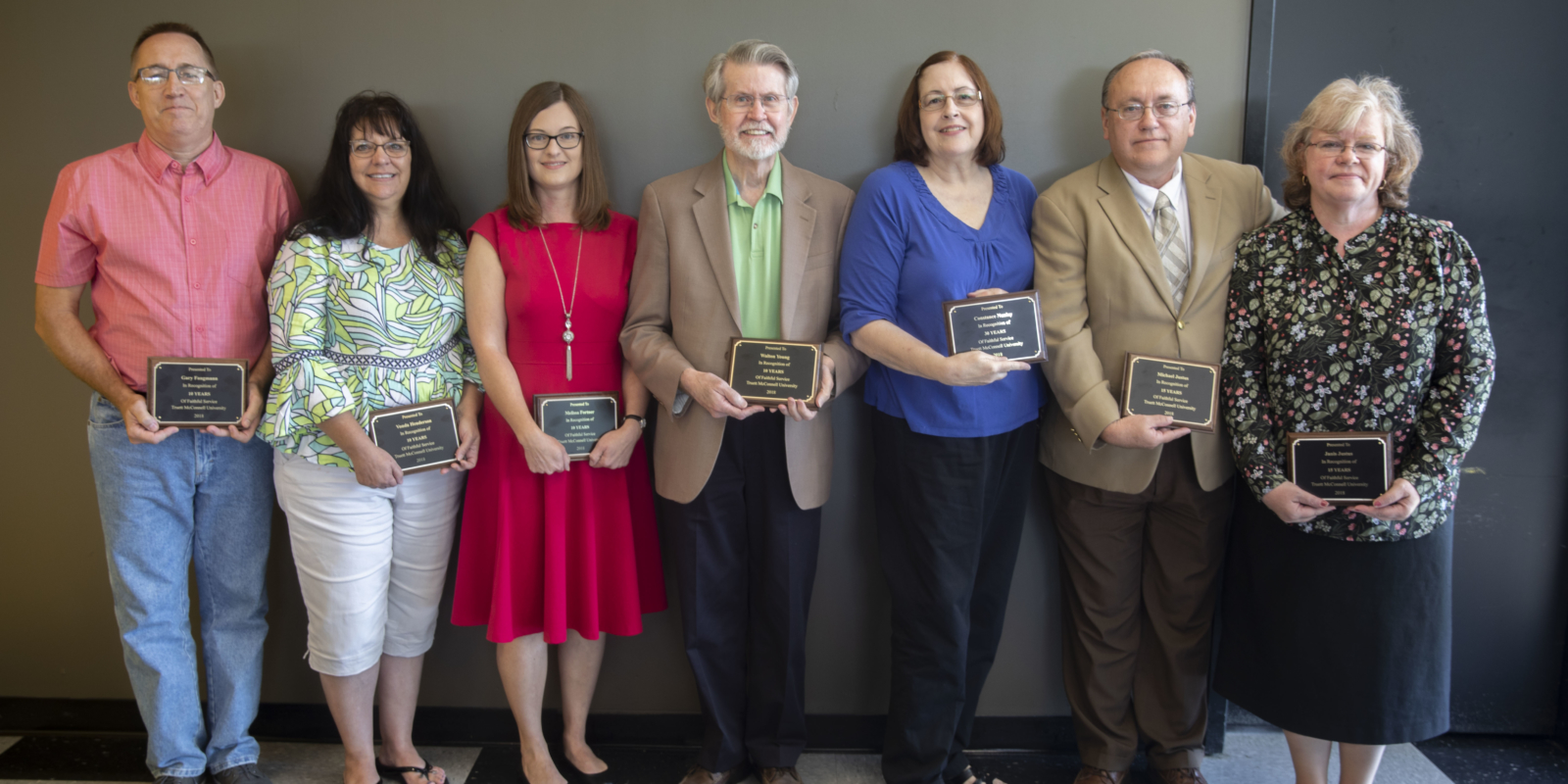 Employee Service Award Recipients