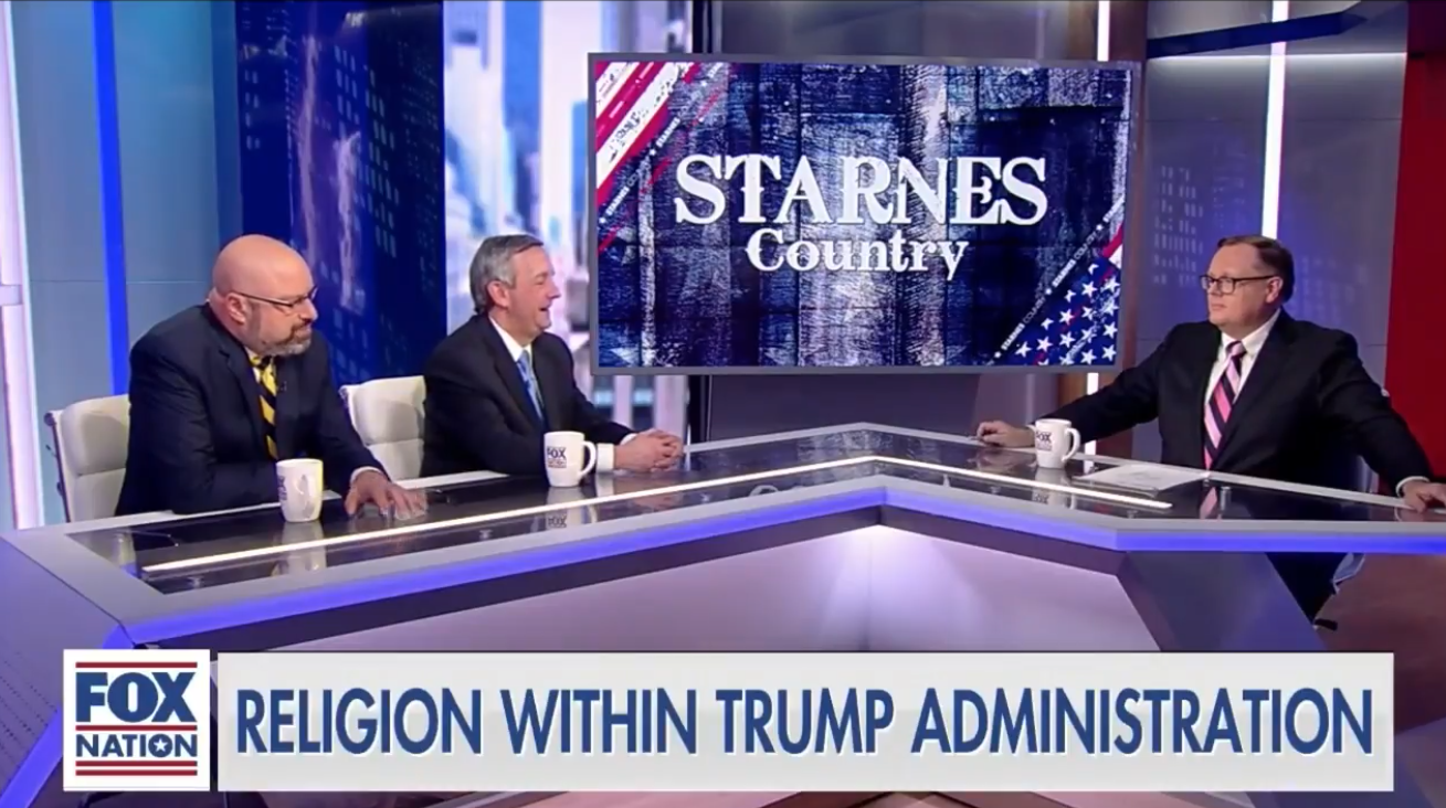 Todd Starnes with Dr. Emir Caner on FOX