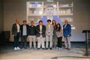 Student entrepreneurs and panelist members.